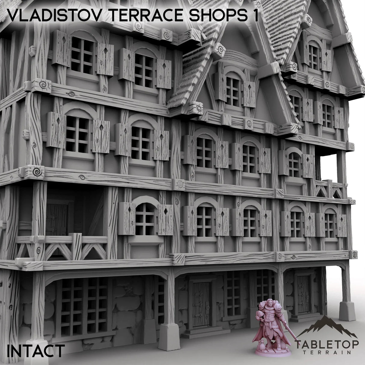 Tabletop Terrain Building Vladistov Terrace Shops 1