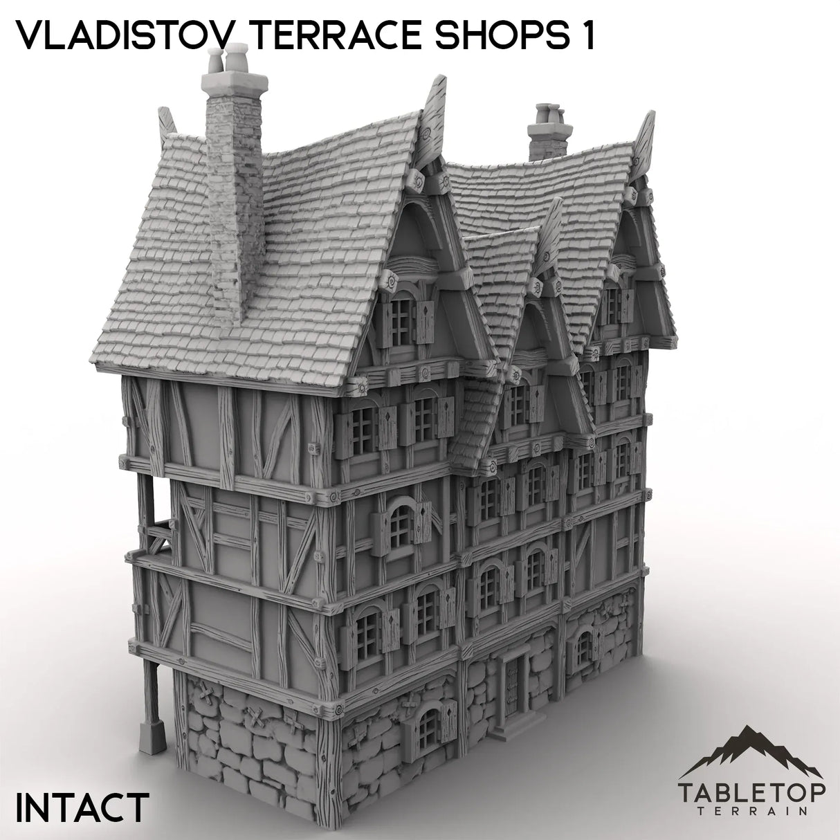 Tabletop Terrain Building Vladistov Terrace Shops 1