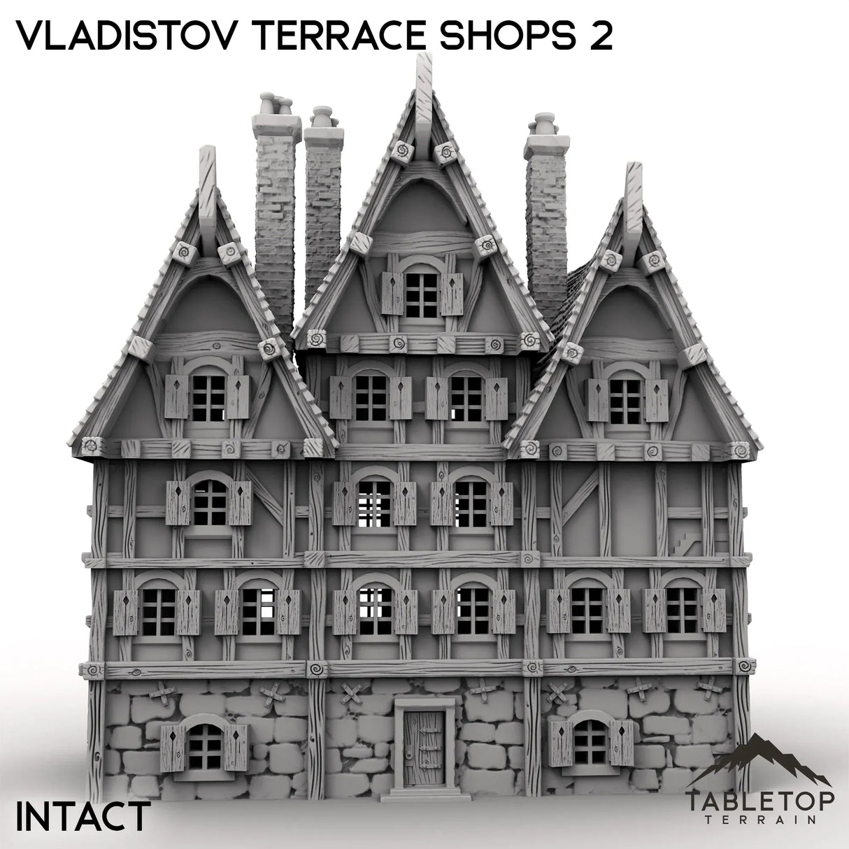 Tabletop Terrain Building Vladistov Terrace Shops 2