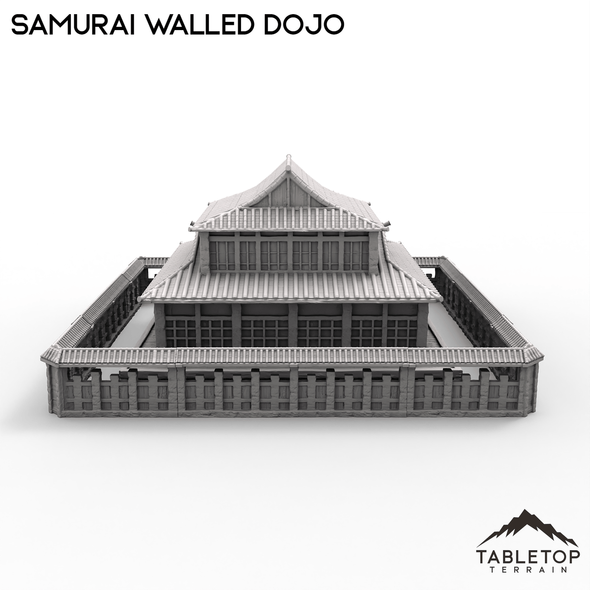 Tabletop Terrain Building Walled Samurai Dojo