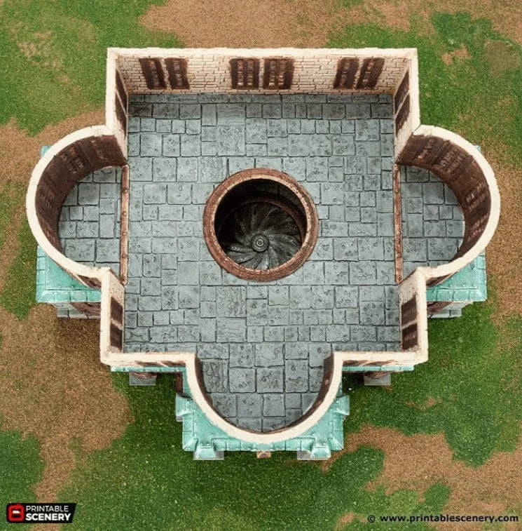 Tabletop Terrain Building Warlocks Residence - Rise of the Halflings - Fantasy Building