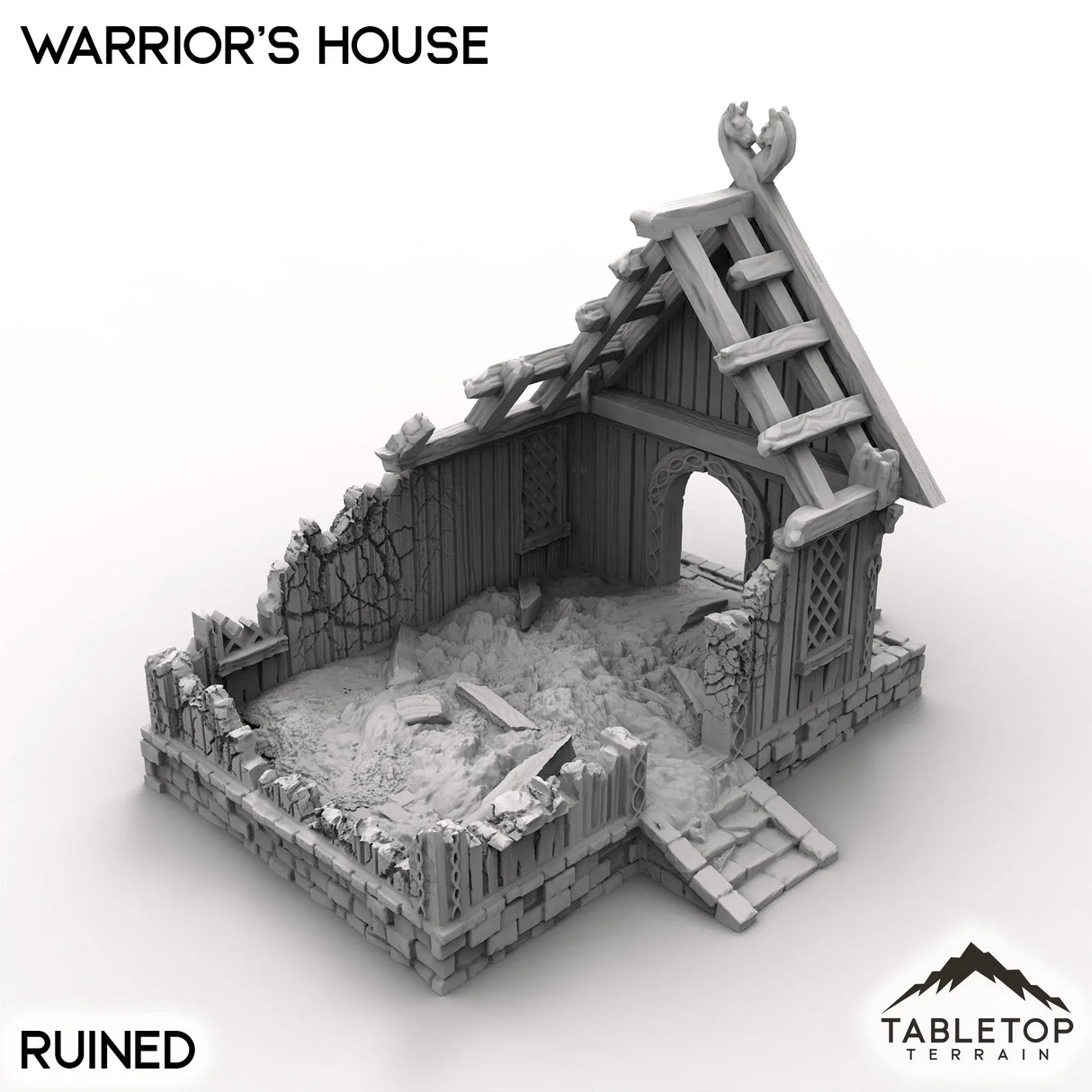 Tabletop Terrain Building Warrior's Home - Kingdom of Saxonia