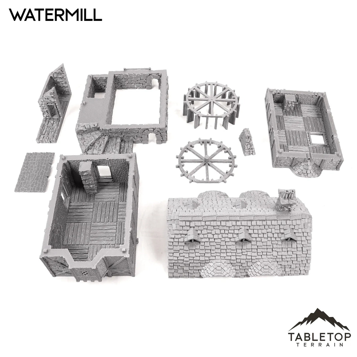 Tabletop Terrain Building Watermill - Fantasy Building