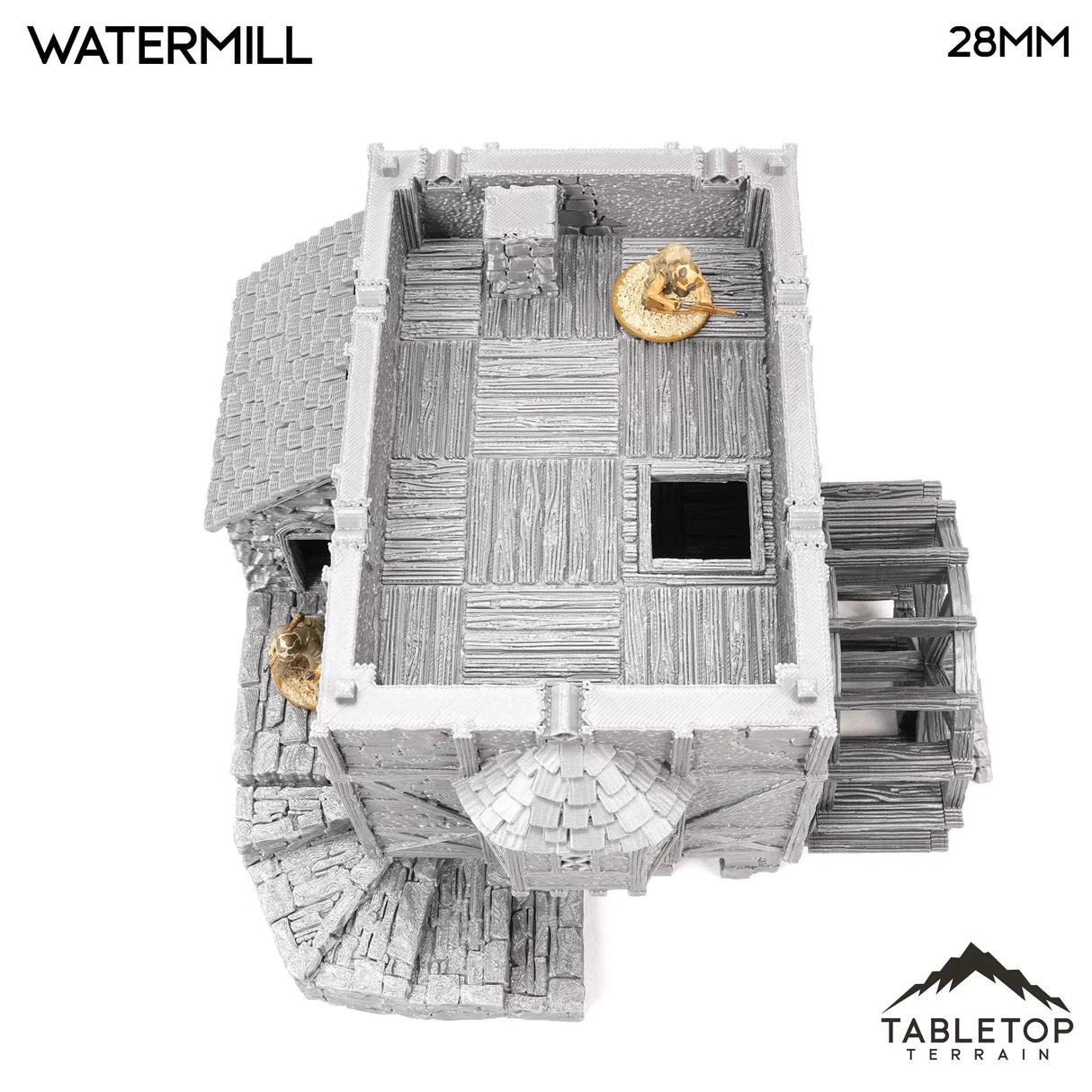 Tabletop Terrain Building Watermill - Fantasy Building