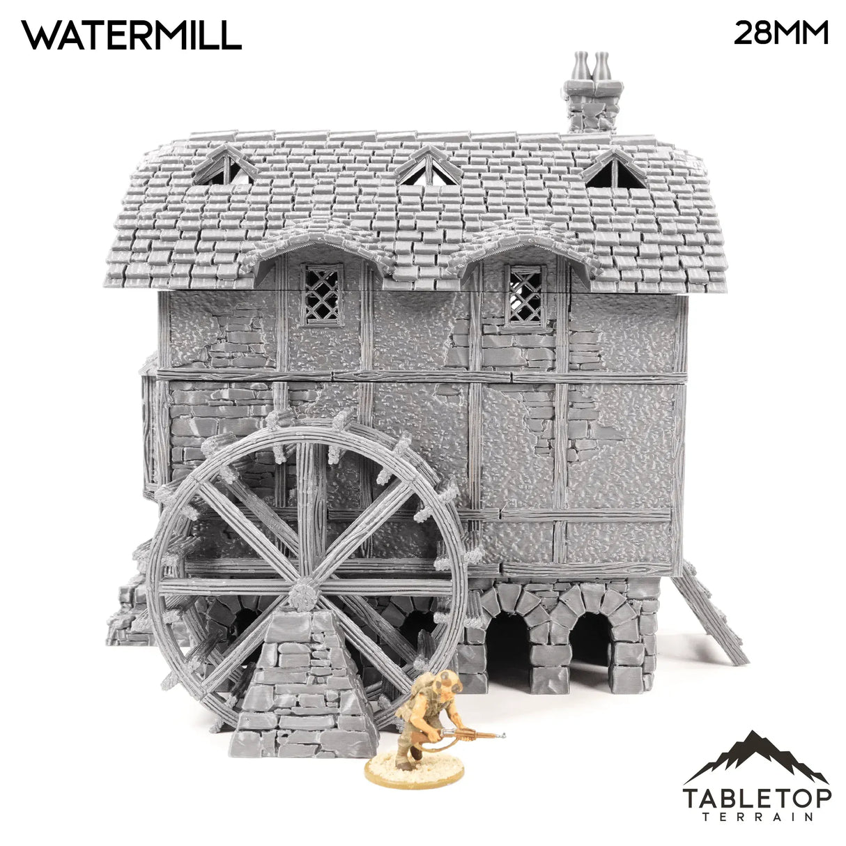 Tabletop Terrain Building Watermill - Fantasy Building