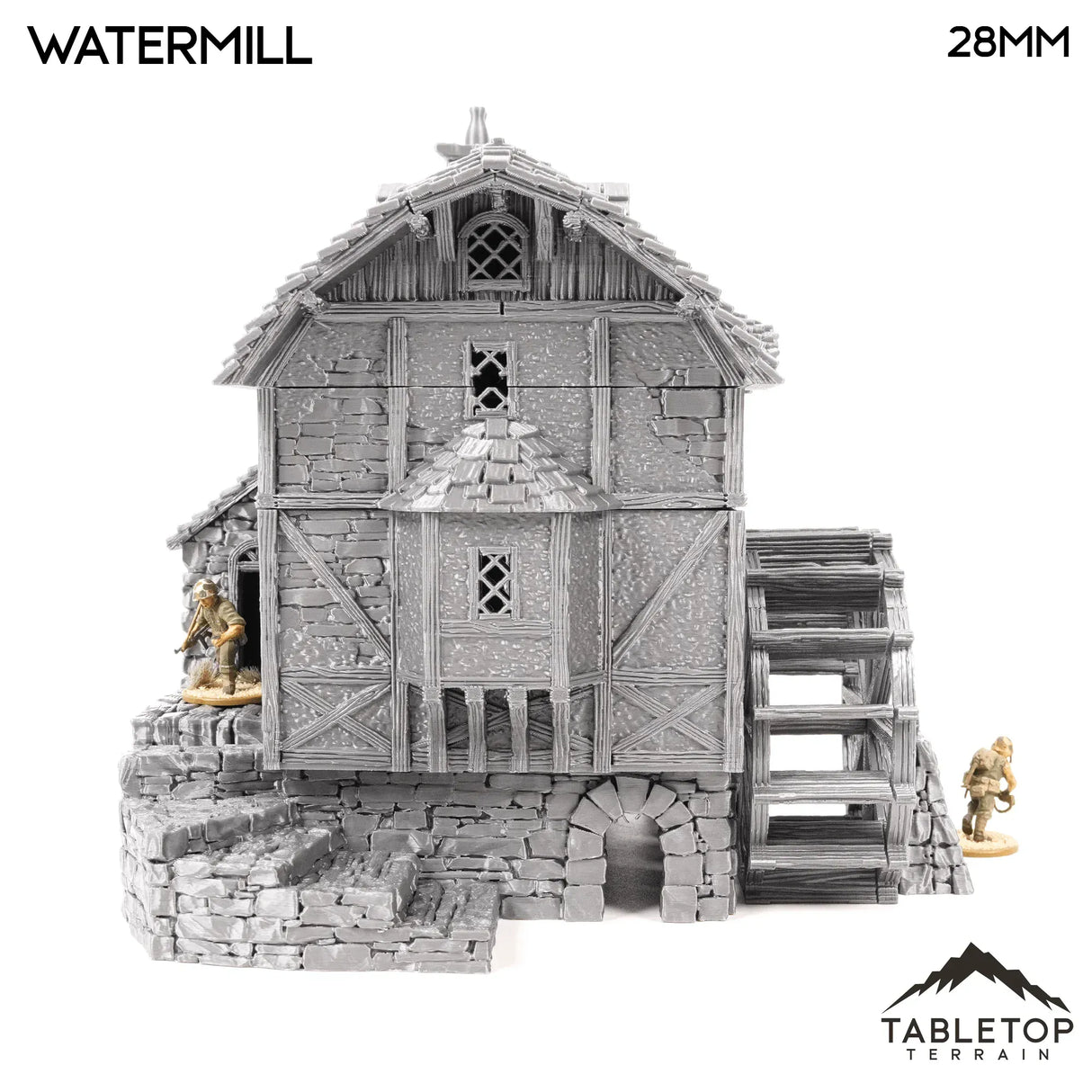 Tabletop Terrain Building Watermill - Fantasy Building