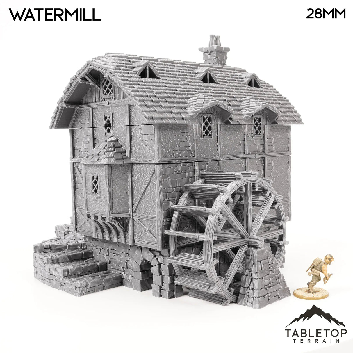 Tabletop Terrain Building Watermill - Fantasy Building