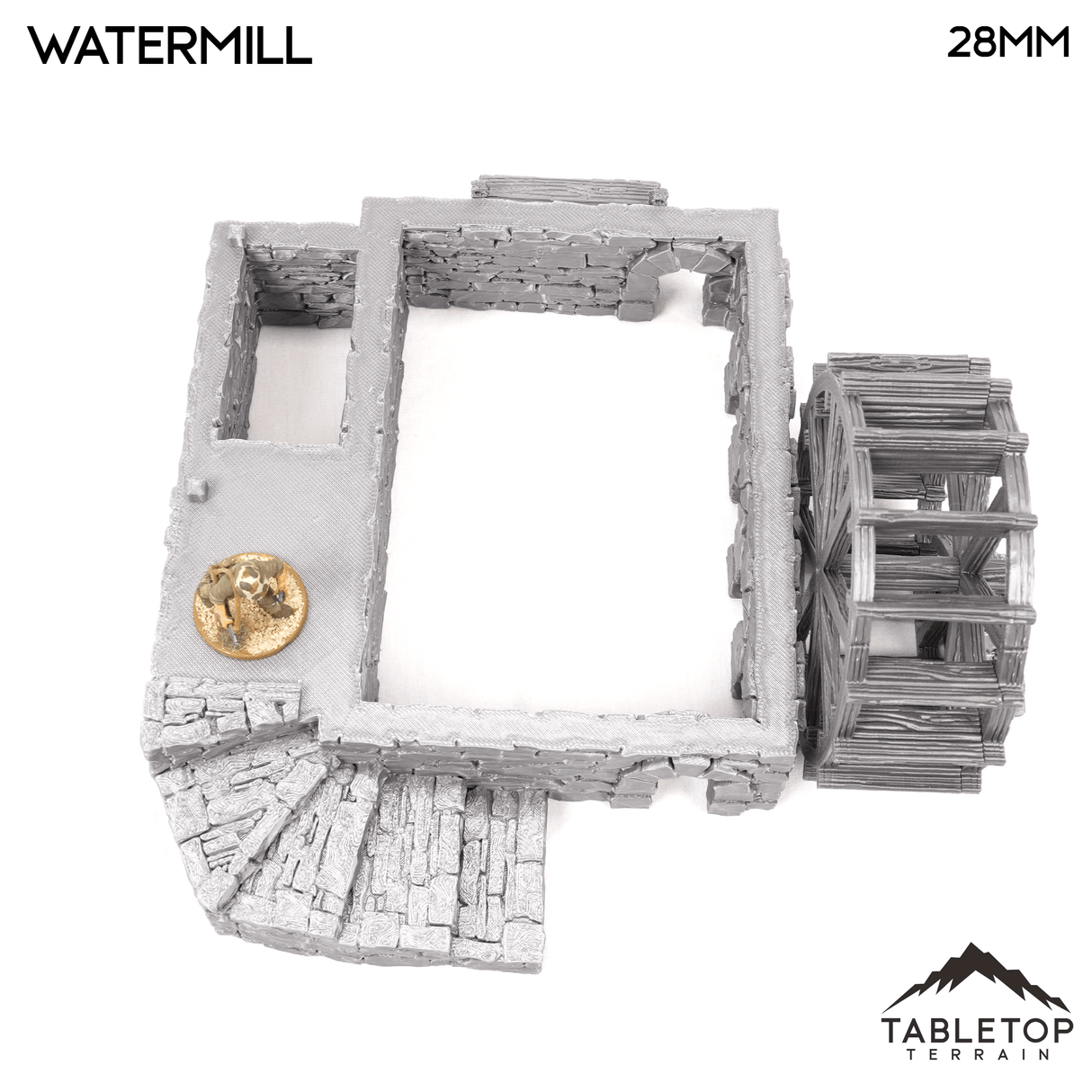 Tabletop Terrain Building Watermill - Fantasy Building