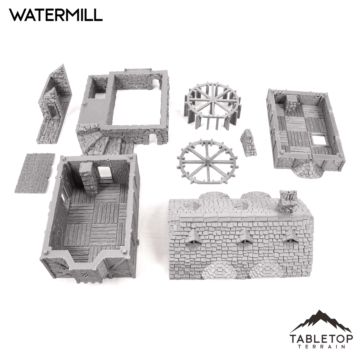 Tabletop Terrain Building Watermill - Fantasy Building