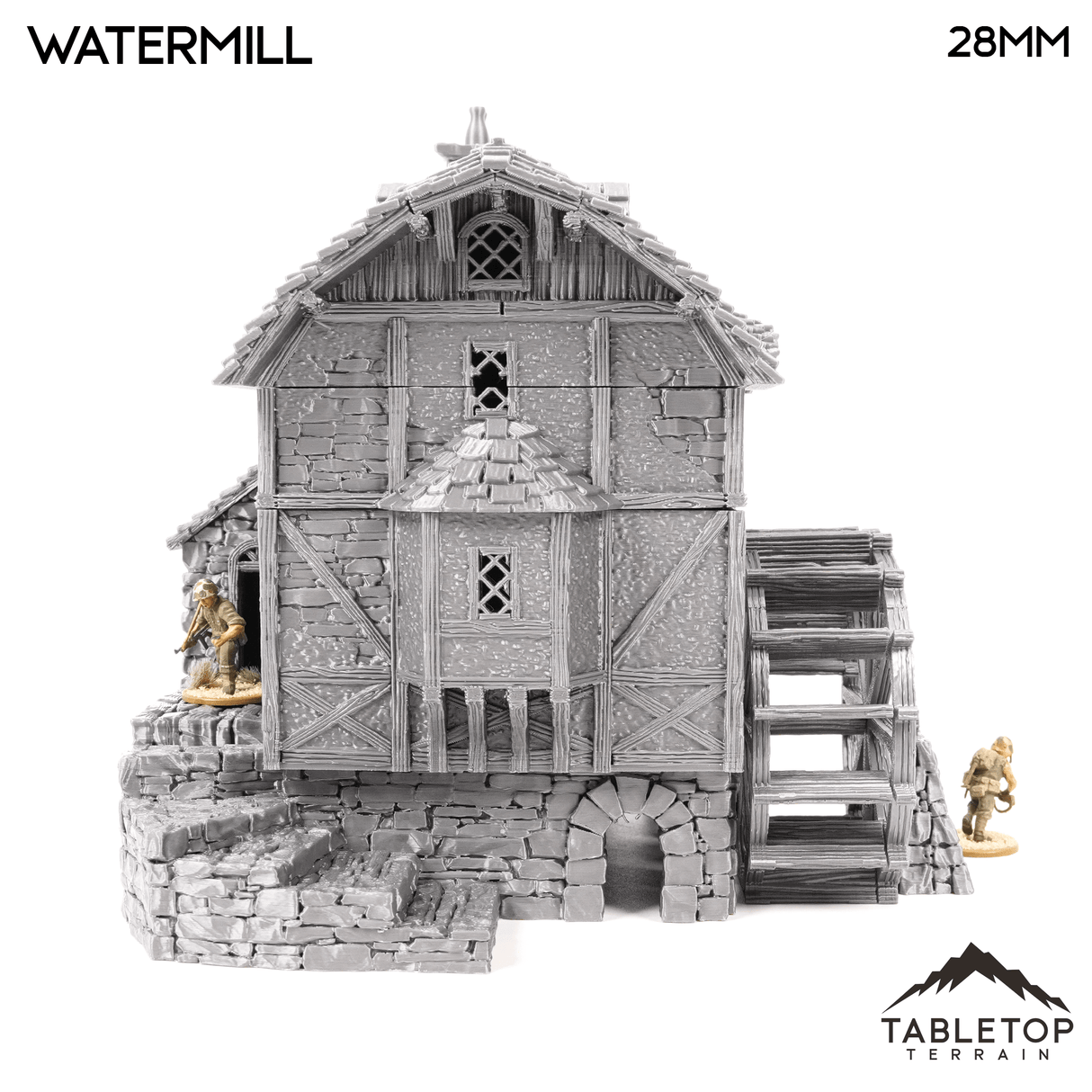 Tabletop Terrain Building Watermill - Fantasy Building