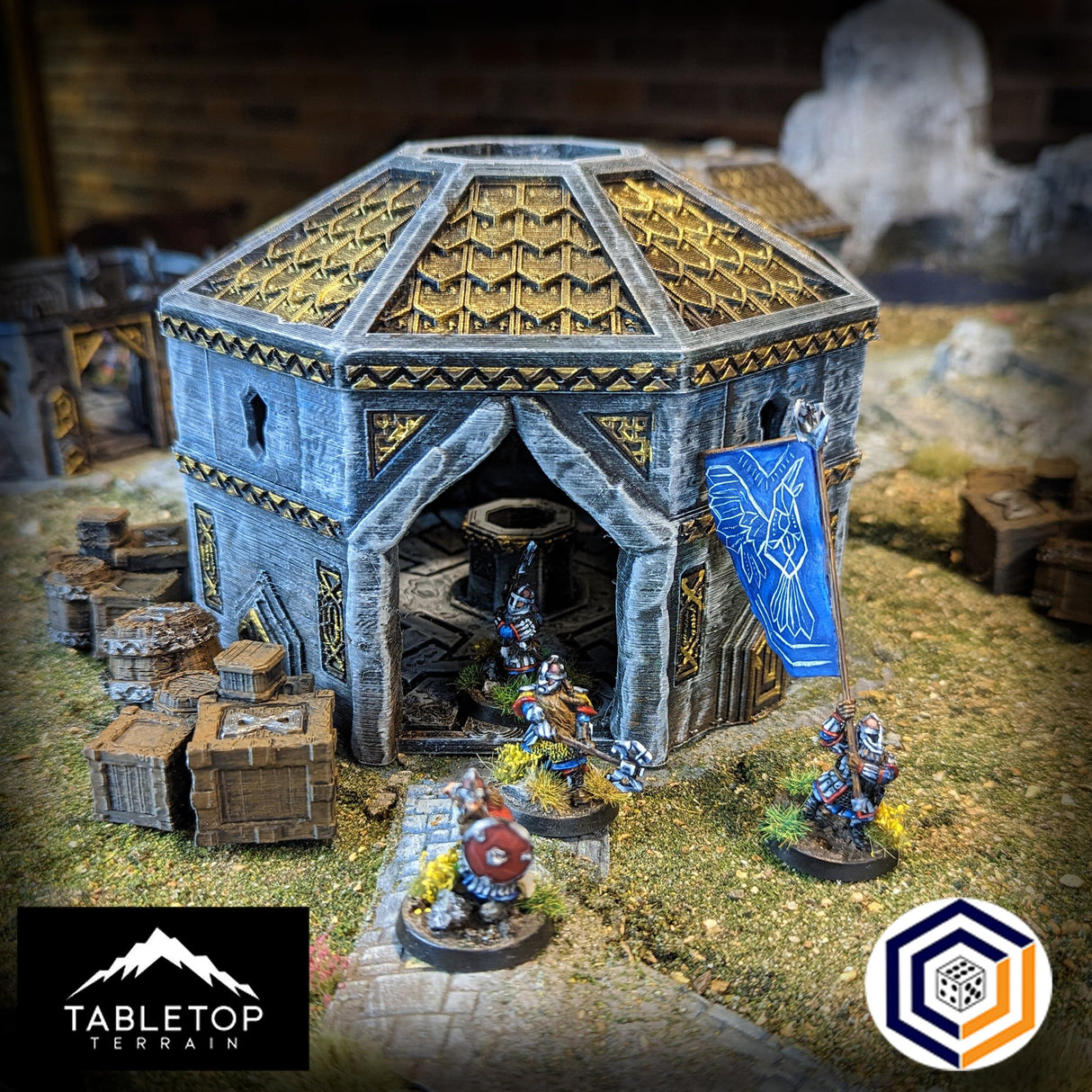 Tabletop Terrain Building Wellhouse - Kingdom of Durak Deep