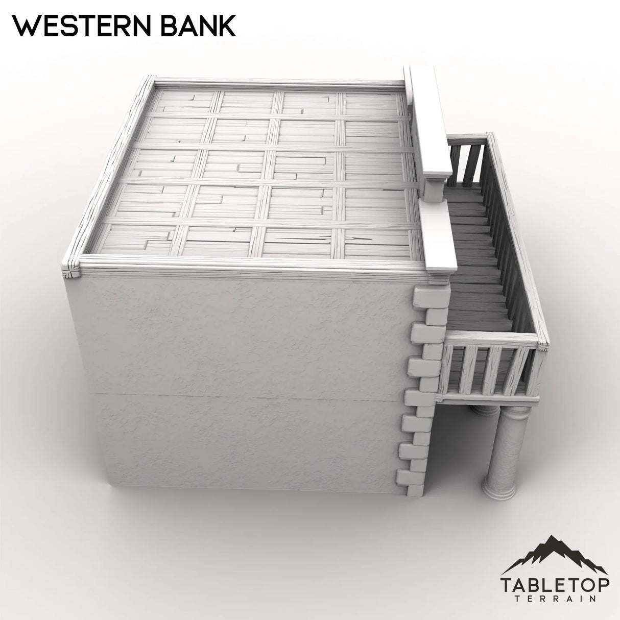 Tabletop Terrain Building Western Bank