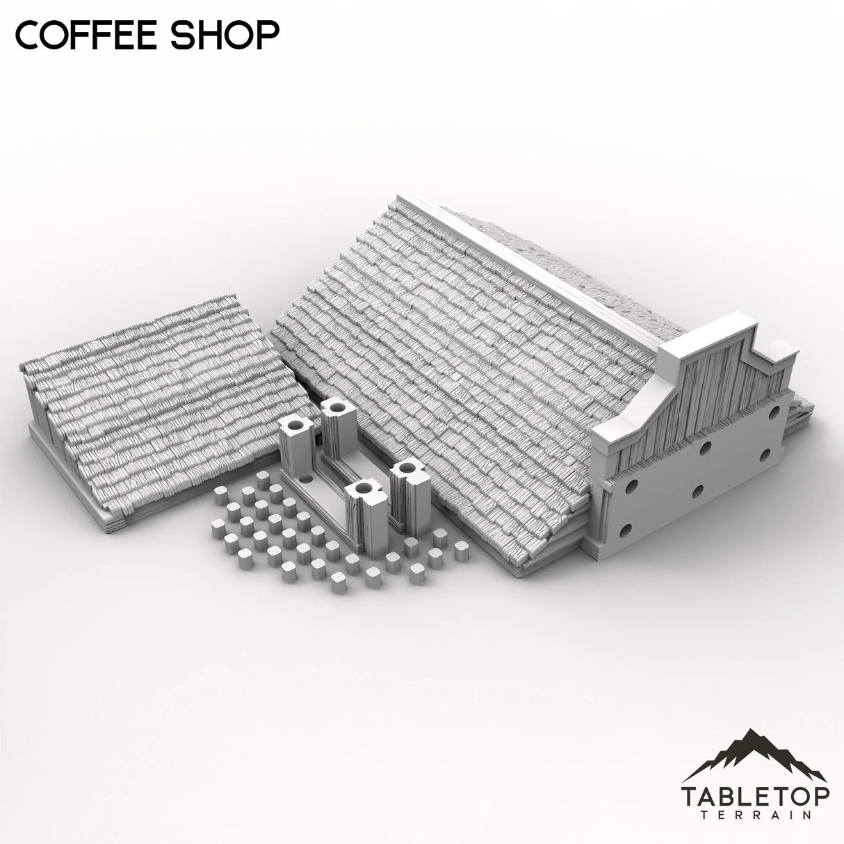 Tabletop Terrain Building Western Coffee Shop