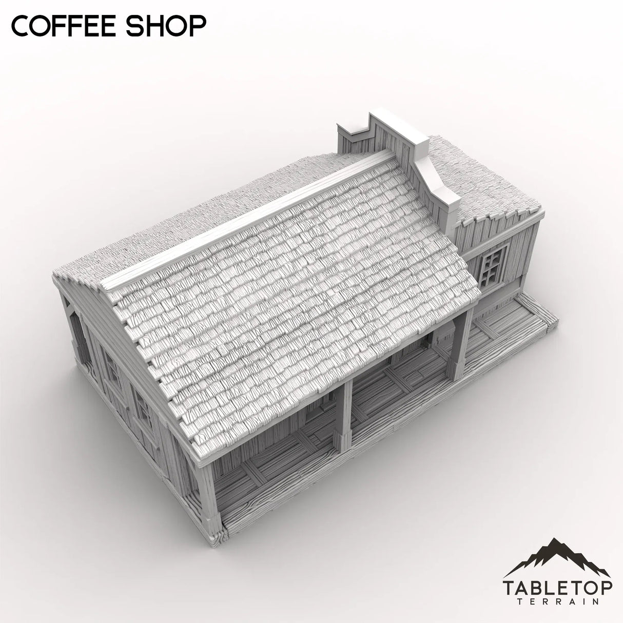 Tabletop Terrain Building Western Coffee Shop