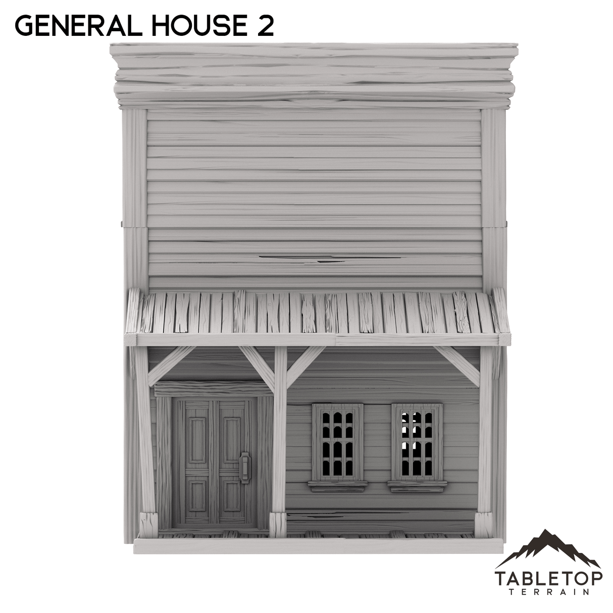 Tabletop Terrain Building Western General House 2 - Old Wild Western Rush