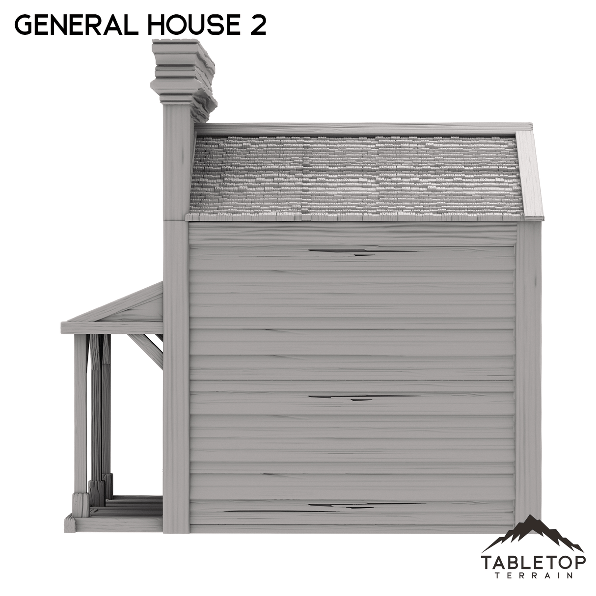 Tabletop Terrain Building Western General House 2 - Old Wild Western Rush