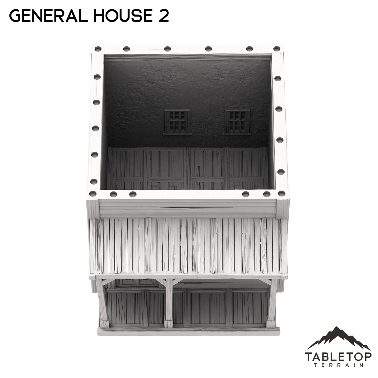 Tabletop Terrain Building Western General House 2 - Old Wild Western Rush