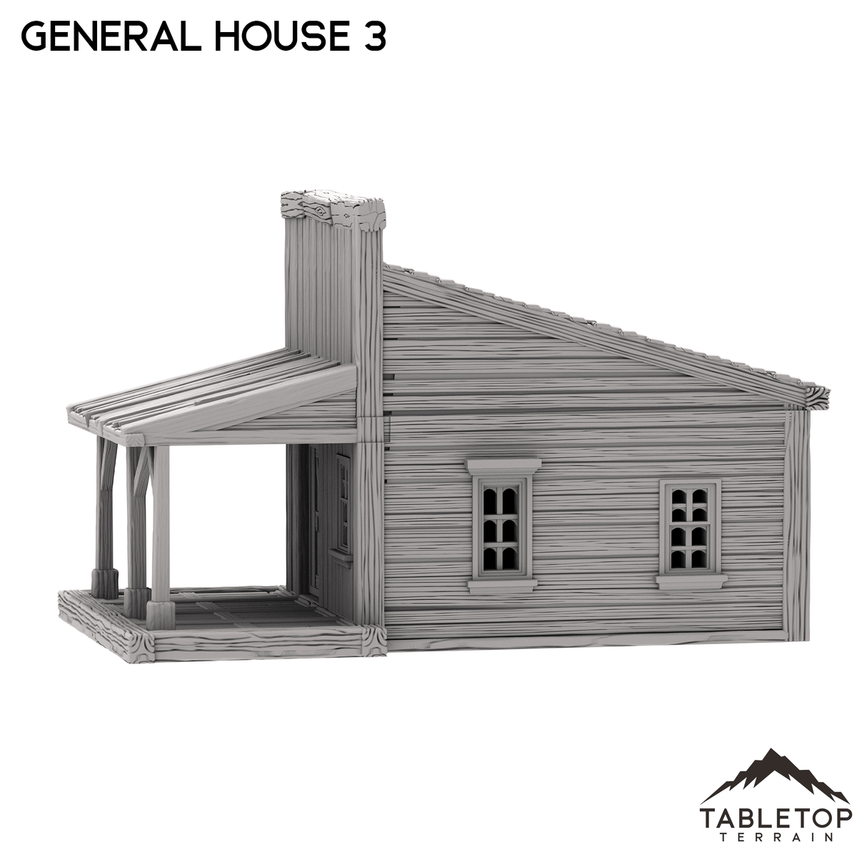 Tabletop Terrain Building Western General House 3 - Old Wild Western Rush