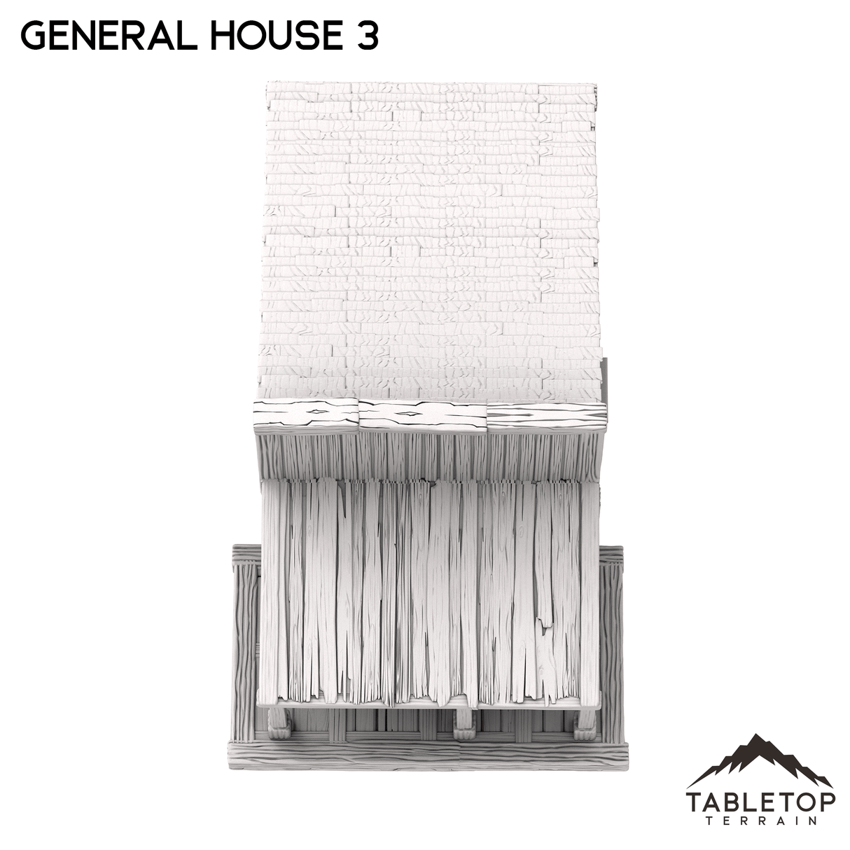 Tabletop Terrain Building Western General House 3 - Old Wild Western Rush