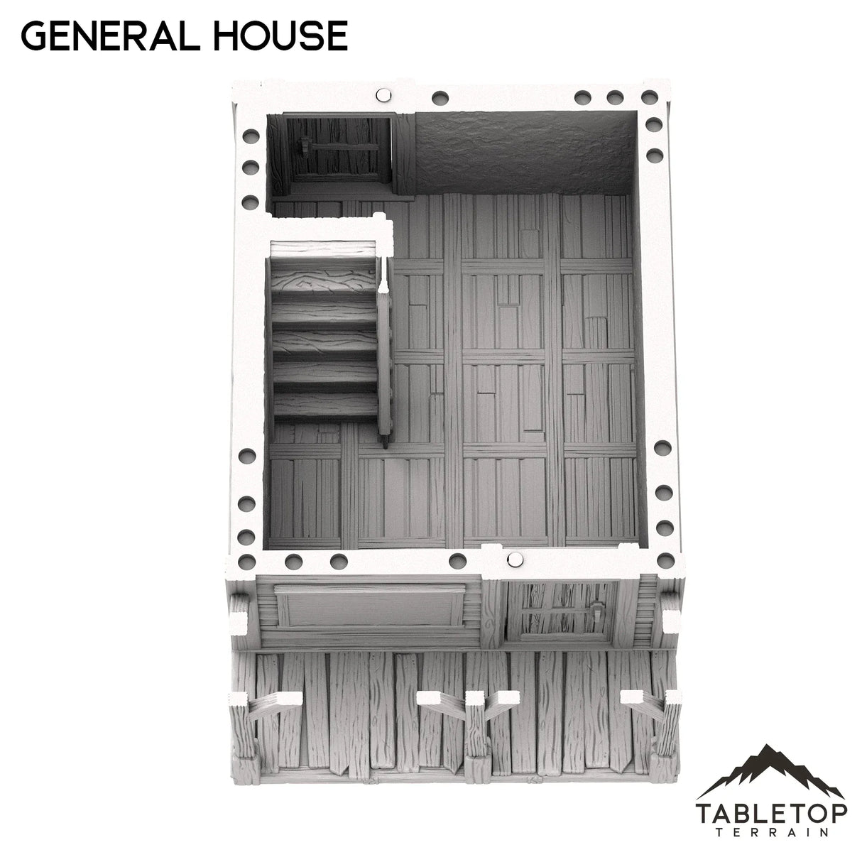 Tabletop Terrain Building Western General House - Old Wild Western Rush