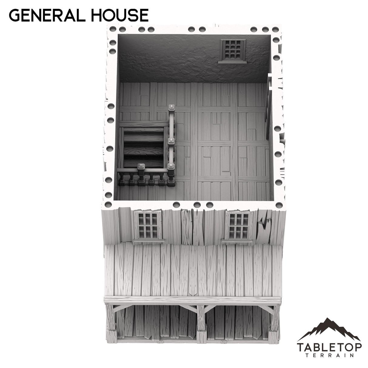 Tabletop Terrain Building Western General House - Old Wild Western Rush