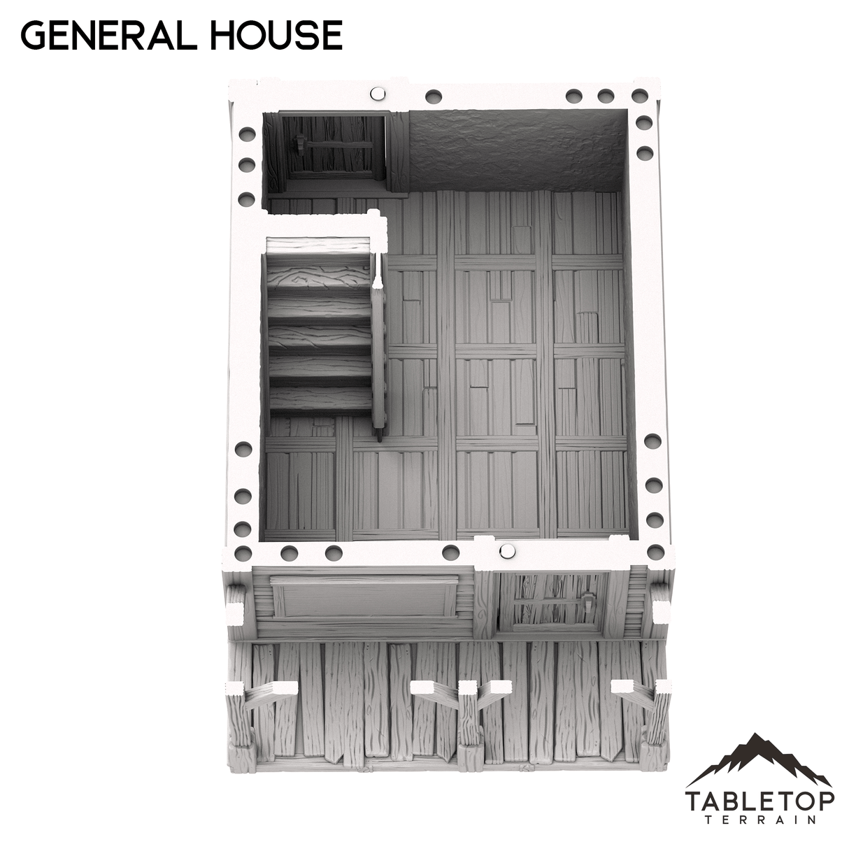 Tabletop Terrain Building Western General House - Old Wild Western Rush