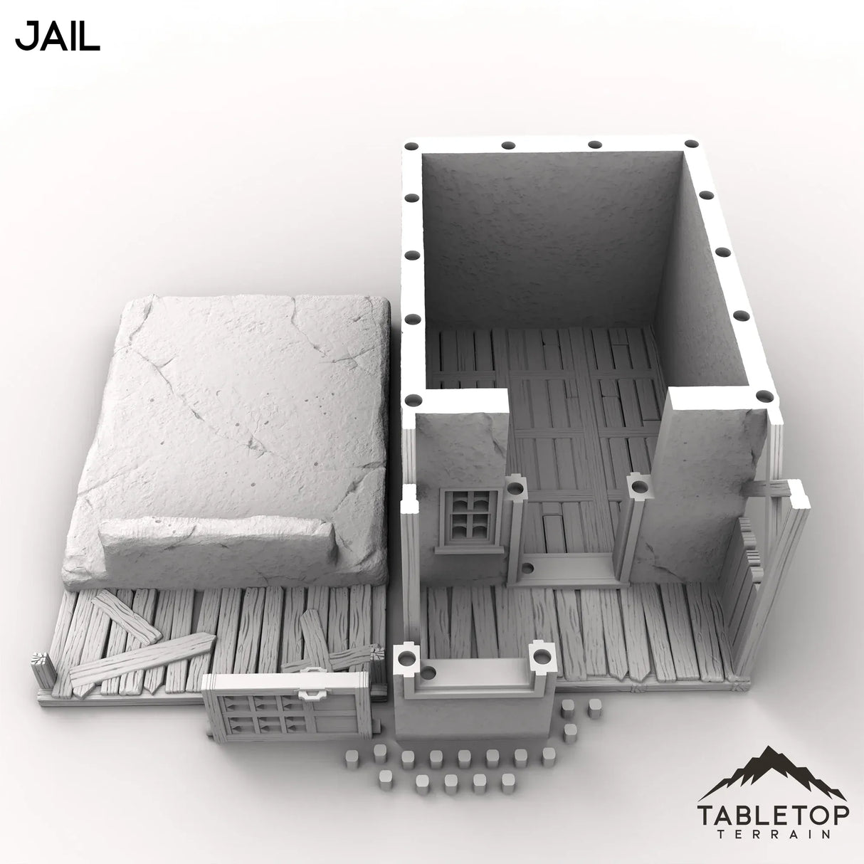 Tabletop Terrain Building Western Jail