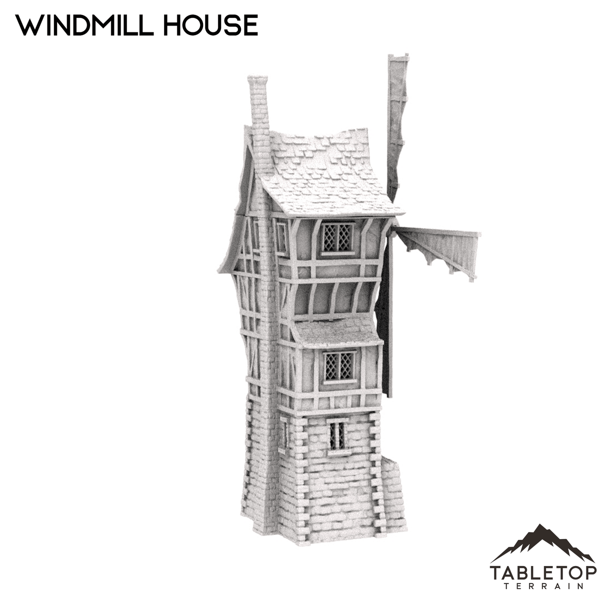 Tabletop Terrain Building Windmill House