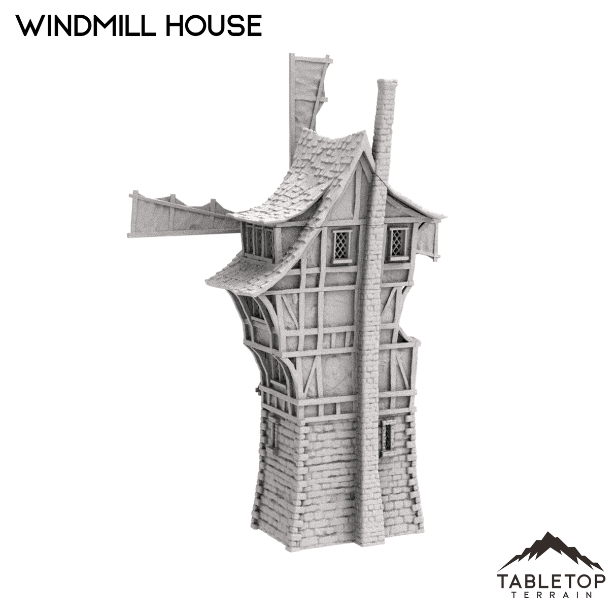 Tabletop Terrain Building Windmill House