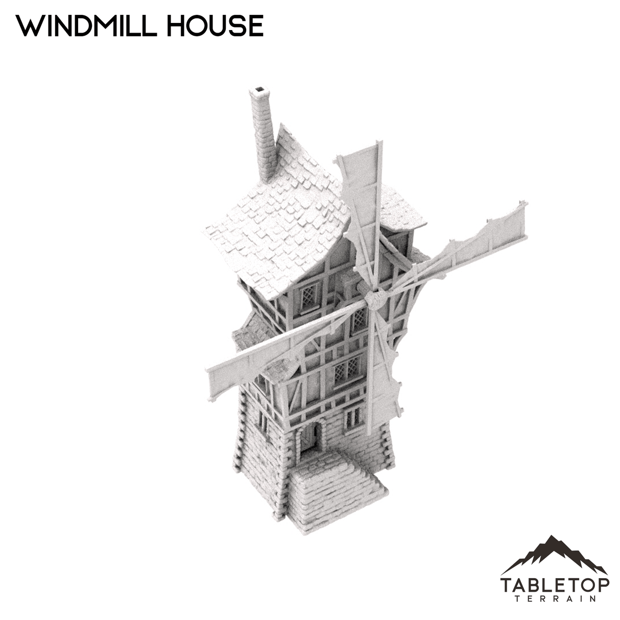 Tabletop Terrain Building Windmill House