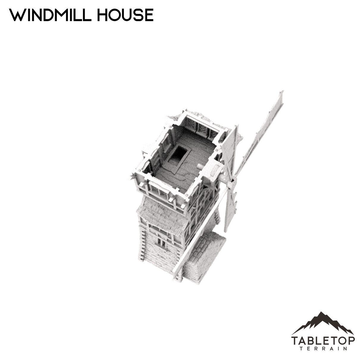 Tabletop Terrain Building Windmill House