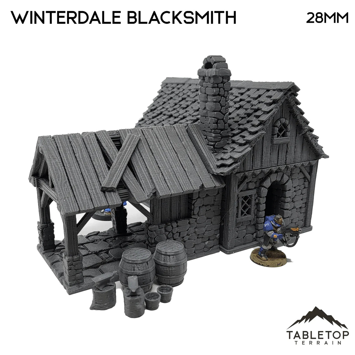 Tabletop Terrain Building Winterdale Blacksmith - Fantasy Building