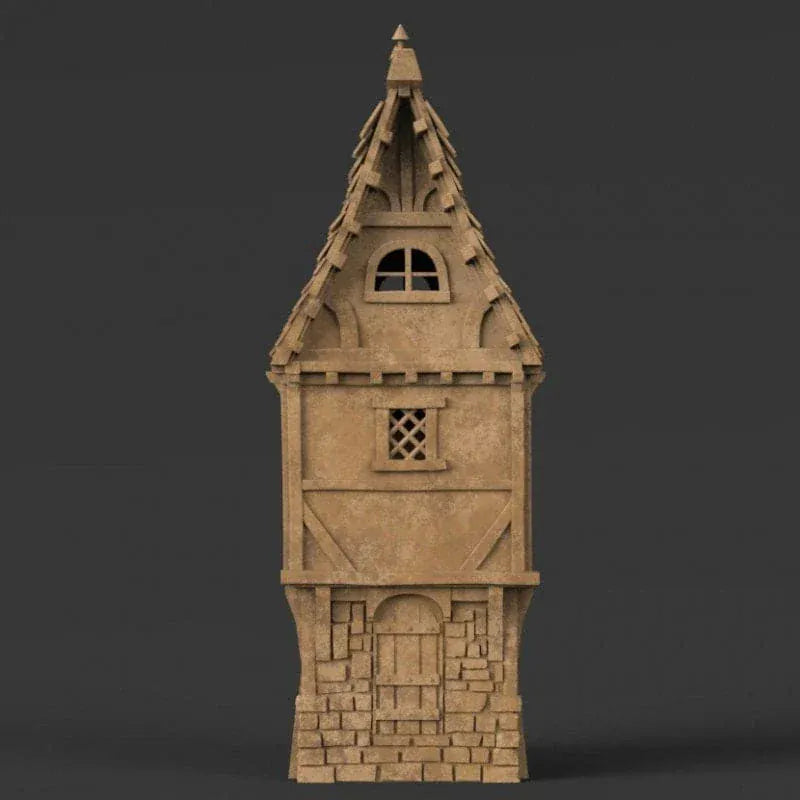 Tabletop Terrain Building Winterdale Bridge Cottage - Fantasy Building