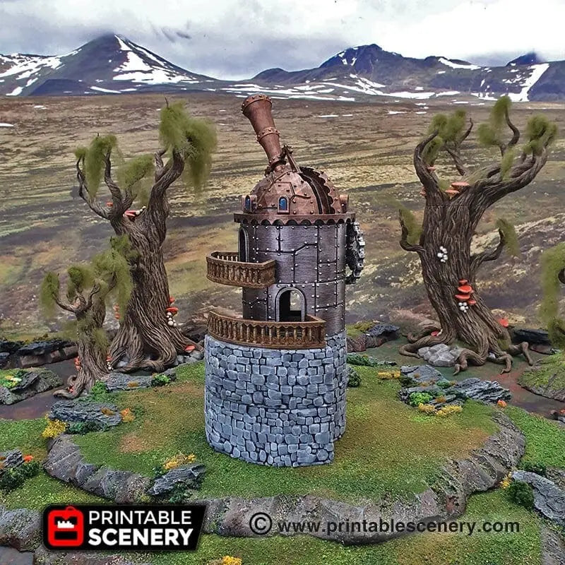 Tabletop Terrain Building Winterdale Observatory - Fantasy Building
