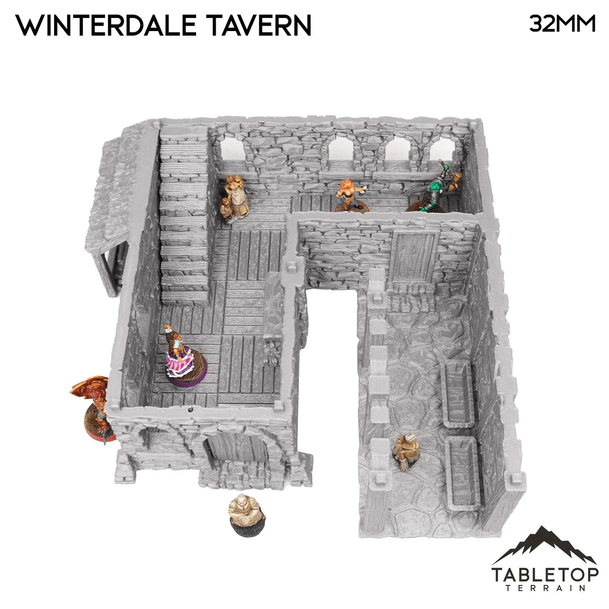 Tabletop Terrain Building Winterdale Tavern - Fantasy Building