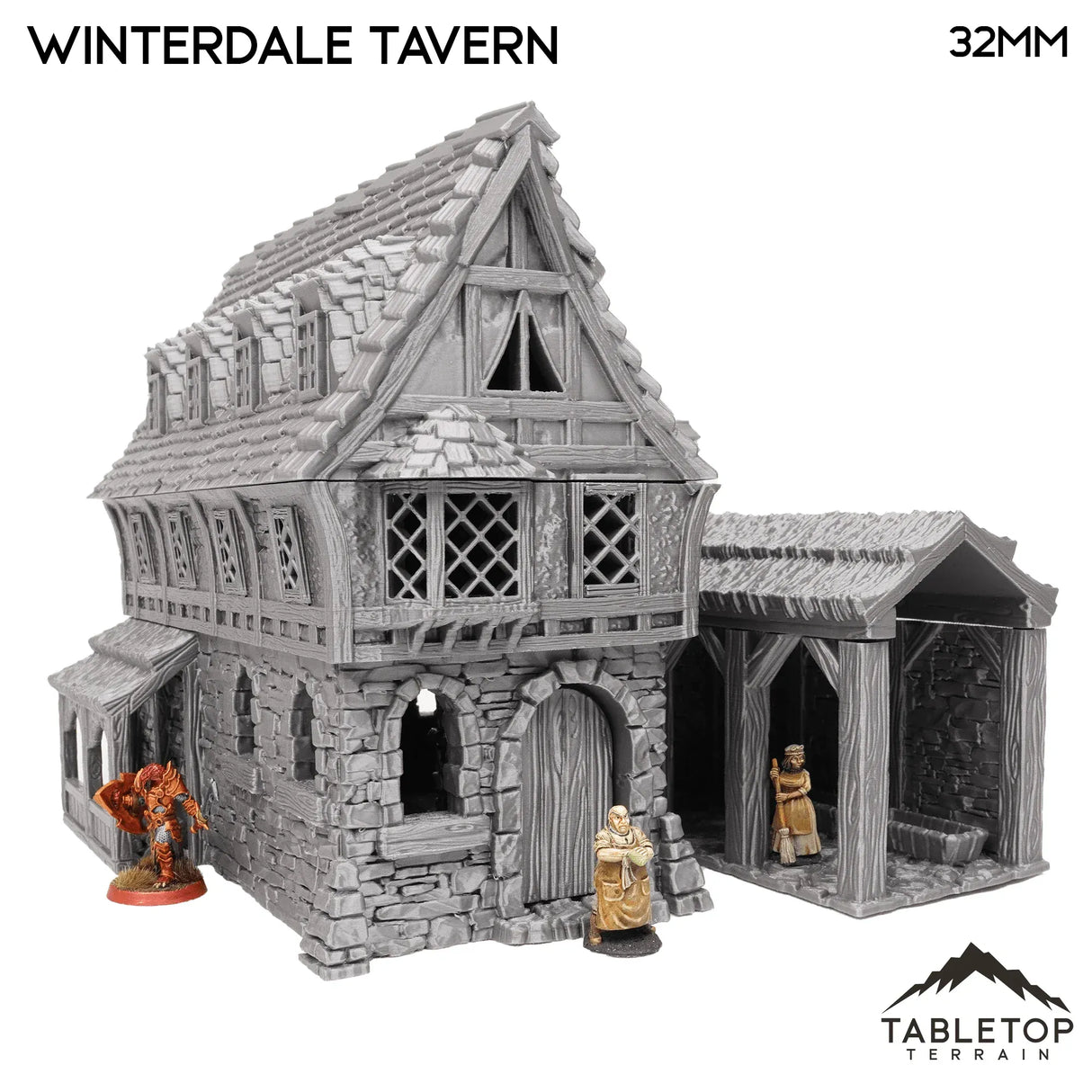 Tabletop Terrain Building Winterdale Tavern - Fantasy Building