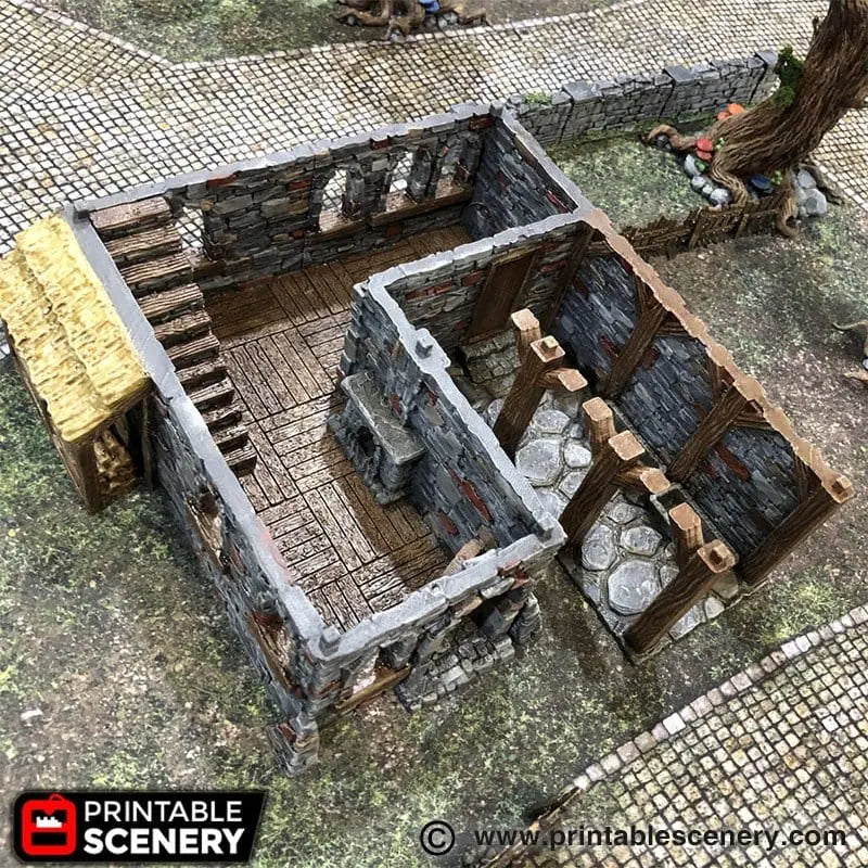 Tabletop Terrain Building Winterdale Tavern - Fantasy Building