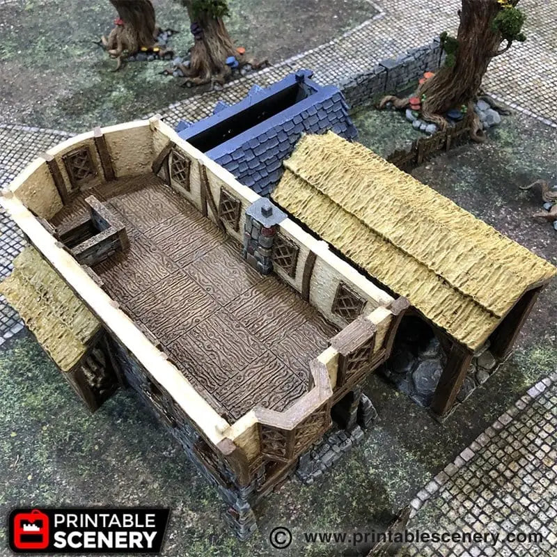 Tabletop Terrain Building Winterdale Tavern - Fantasy Building