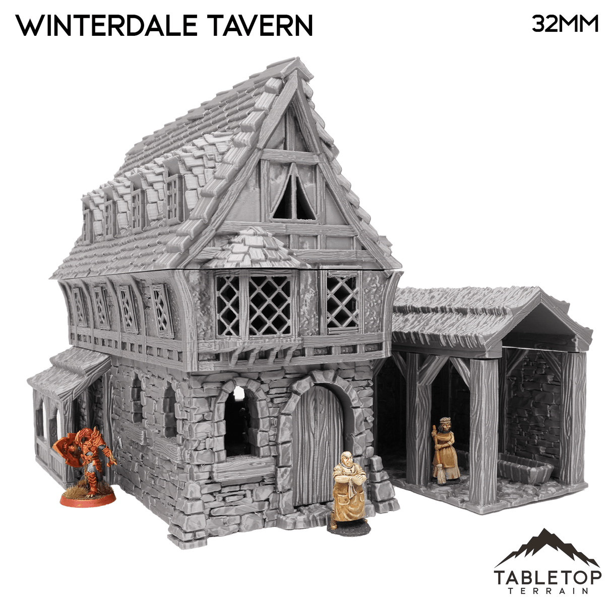 Tabletop Terrain Building Winterdale Tavern - Fantasy Building