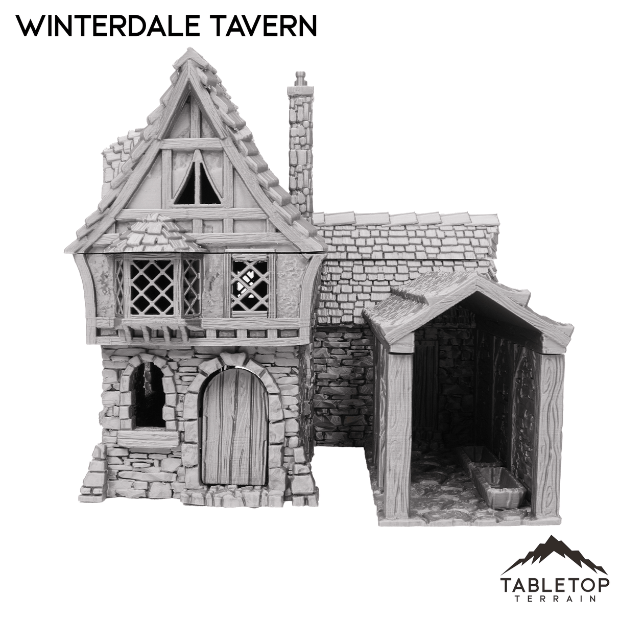 Tabletop Terrain Building Winterdale Tavern - Fantasy Building