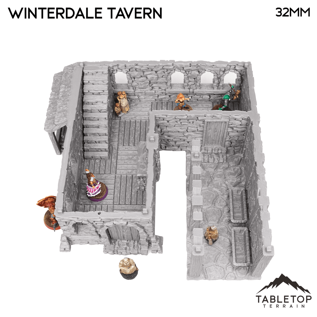 Tabletop Terrain Building Winterdale Tavern - Fantasy Building