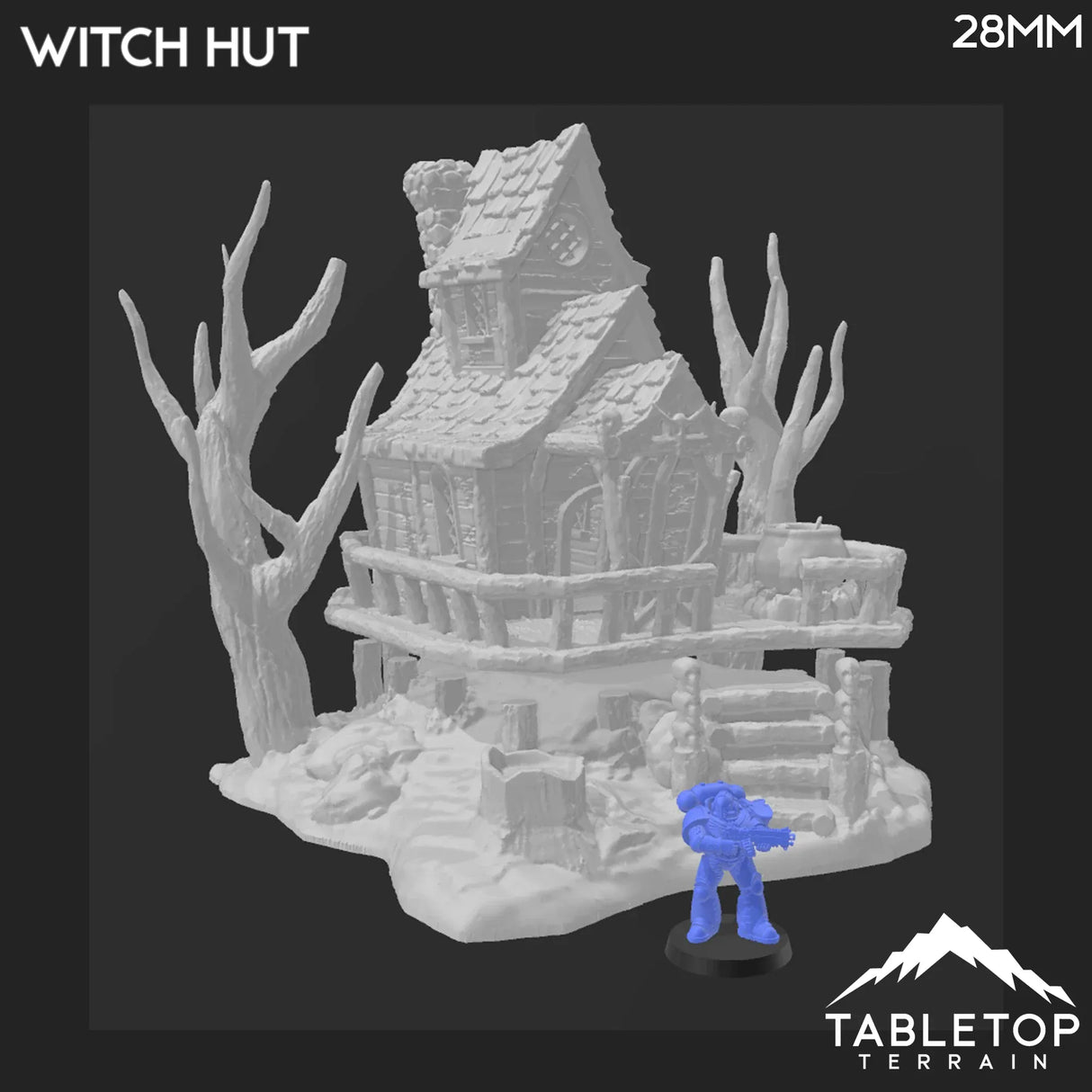 Tabletop Terrain Building Witch Hut
