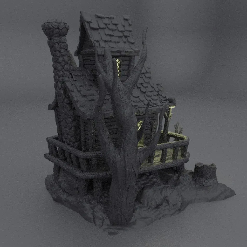 Tabletop Terrain Building Witch Hut