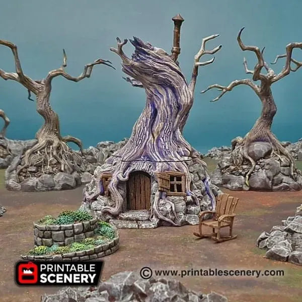 Tabletop Terrain Building Witch's Hovel - Fantasy Building