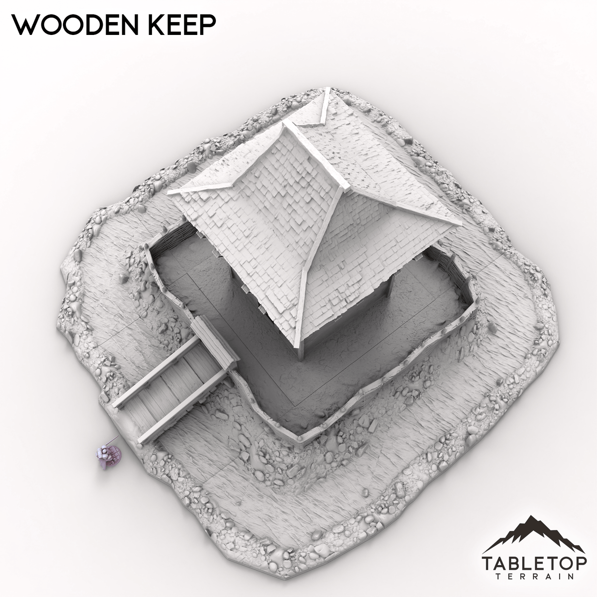Tabletop Terrain Building Wooden Keep