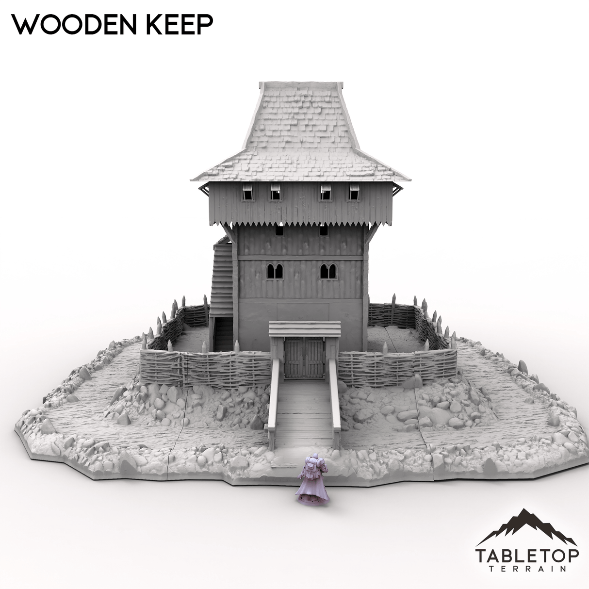 Tabletop Terrain Building Wooden Keep