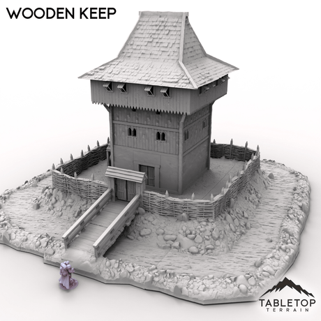 Tabletop Terrain Building Wooden Keep