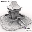 Tabletop Terrain Building Wooden Keep