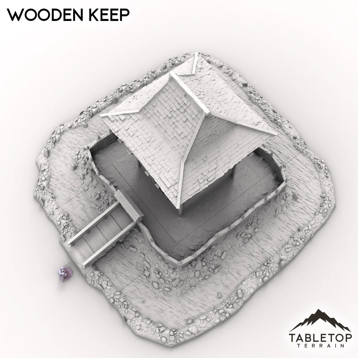Tabletop Terrain Building Wooden Keep