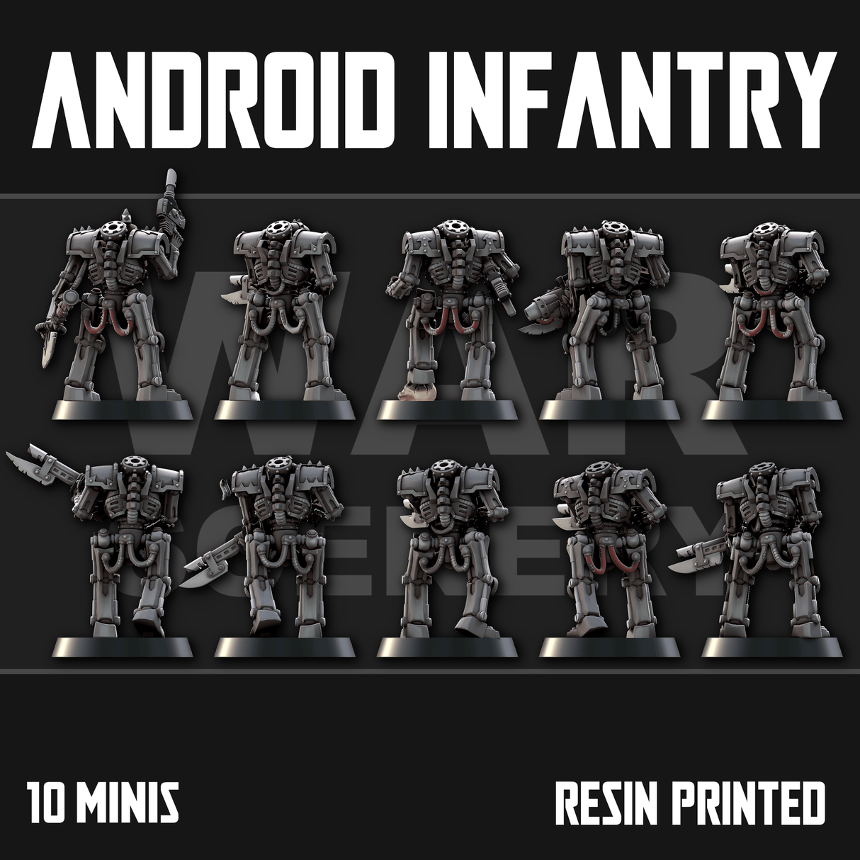Tabletop Terrain Chaos Android Infantry